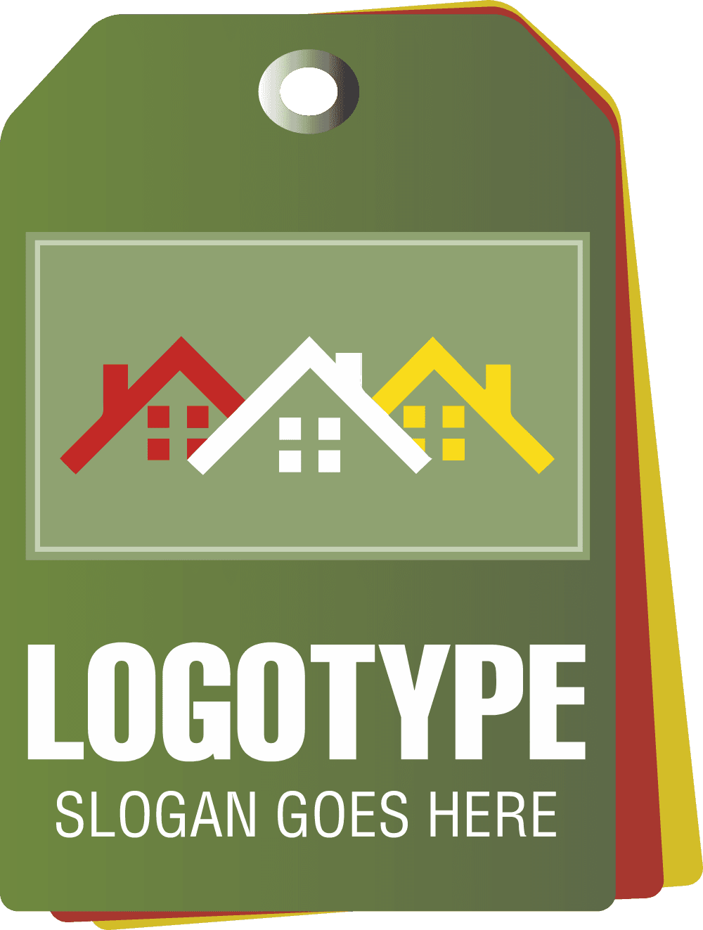 Real Estate Badge Logo Template download