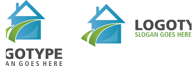 Real Estate House Logo Template download