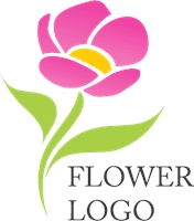 Rode Flower Logo Template download