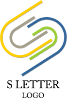 S Letter Line Logo Template download