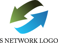 S Letter Network Logo Template download