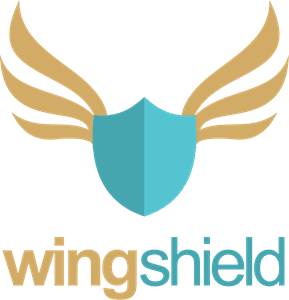 Shield protection wing Logo Template download
