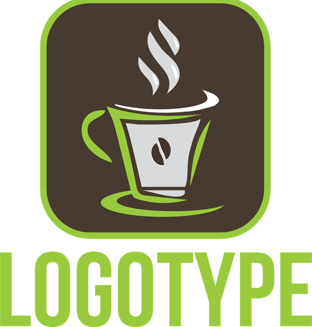 Sketchy Coffee Cup Logo Template download