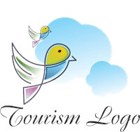 Tourism Entertainment Bird Logo Template download