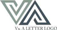V A Letter Logo Template download