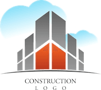 Villa Building Construction Logo Template download