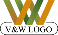 W V Letter Alphabets Logo Template download