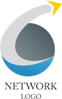 Web Network Globe Logo Template download