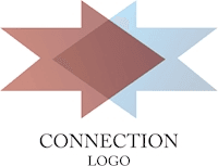 Web W Letter Connection Logo Template download