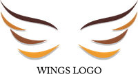 Wings Design Logo Template download