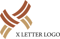 X Twist Letter Logo Template download
