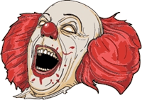 Clown evil Logo Template download