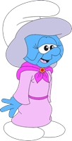 Smurf Grandmother Logo download