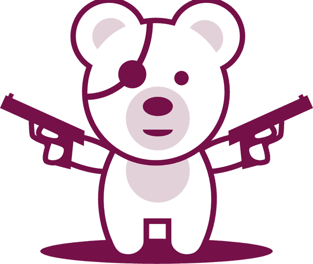 Tough Teddy Logo Template download