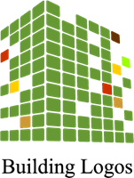 Pixel Green Building Construction Logo Template download