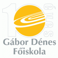 10 éves Gábor Dénes Foiskola Logo download