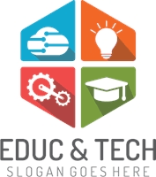 Education and Technology Logo Template download