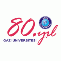 Gazi Universitesinin 80 yili Logo download