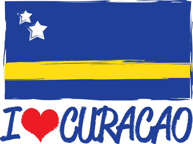 I Love Curacao Logo download