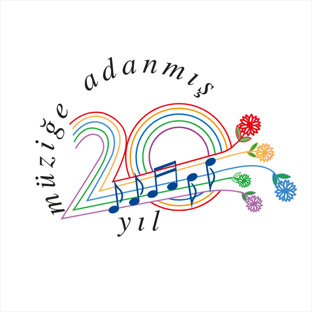 Müzige Adanmis 20 yil Logo download