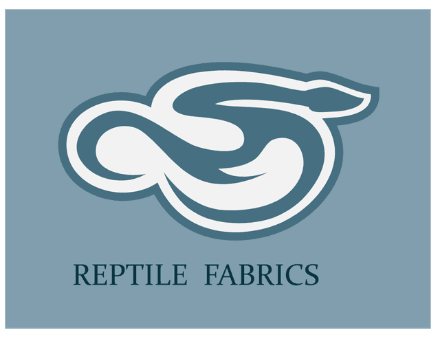 Abstract Blue White Reptile Fabrics Logo Template download
