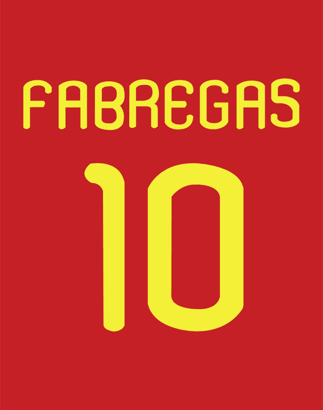 Adidas España Fabregas 10 Logo download