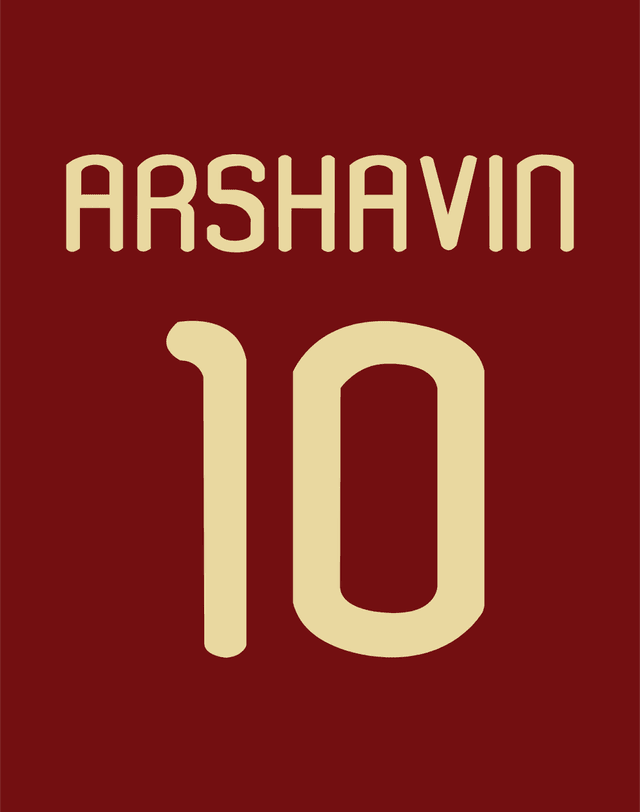 Adidas Rusia Arshavin 10 Logo download