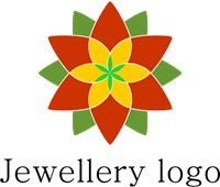 Fashion Flower Jewellery Logo Template download