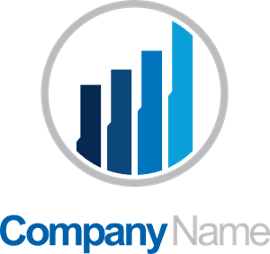Business finance chart company Logo Template download