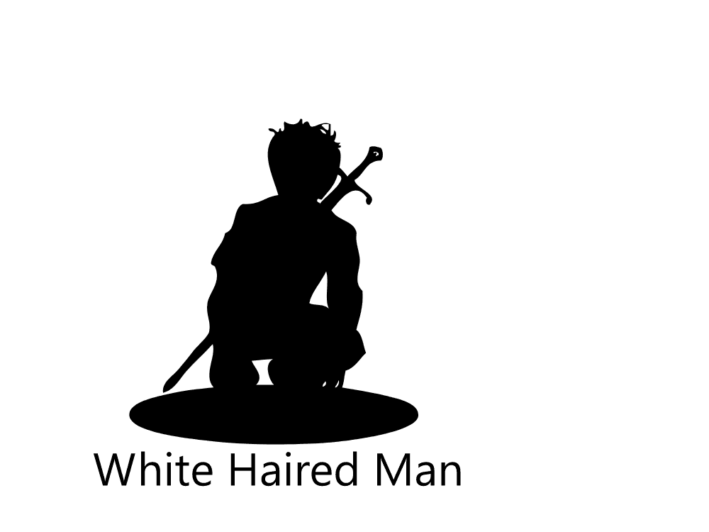White Haired Man Logo download