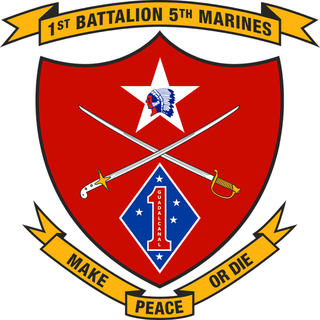1st Battalion 5th Marine Regiment USMC Logo download