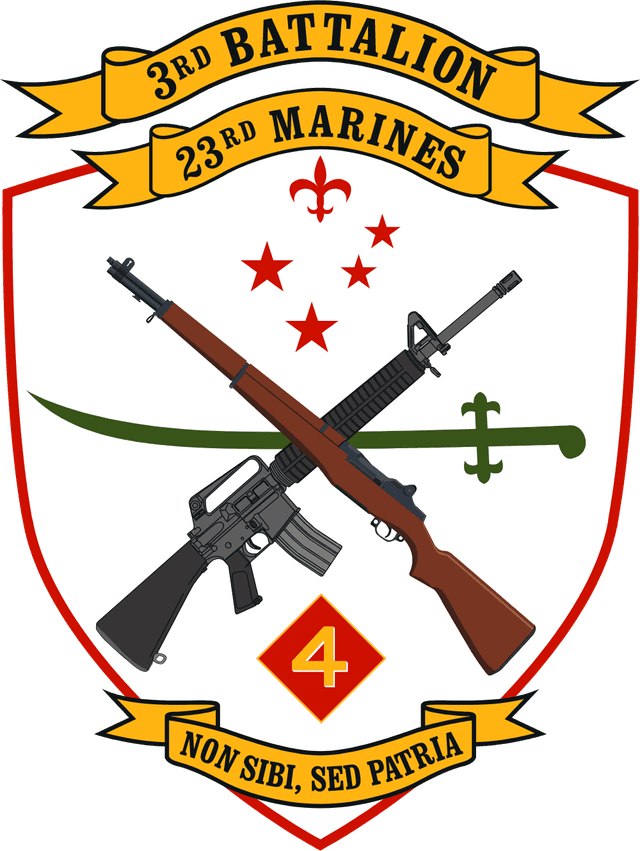 3rd Battalion 23rd Marine Regiment USMCR Logo download