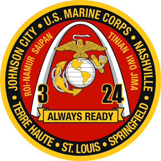 3rd Battalion 24th Marine Regiment USMCR Logo download