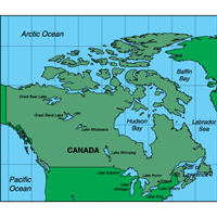 CANADA MAP Logo download