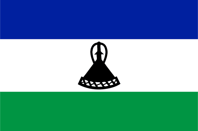 LESOTHO FLAG. Logo download