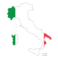 MAP OF ITALY Logo download