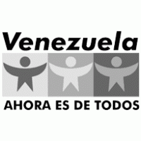 Venezuela es de todos (gris) Logo download