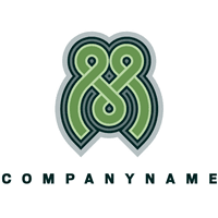 Company Decorative M Logo Template download