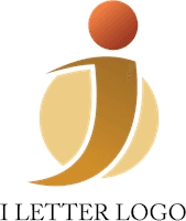 I Alphabet Logo Template download