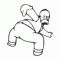 Homer Butt Homero Trasero Logo download