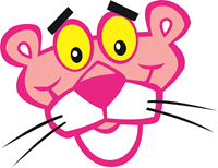 pantera cor de rosa Logo download