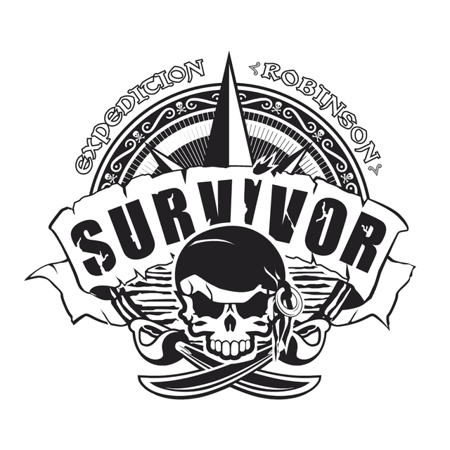 Survivor Expedition Robinson (B&W) Logo download