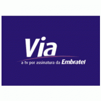 VIA EMBRATEL TV POR ASSINATURA Logo download