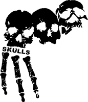 3 skulls Logo download