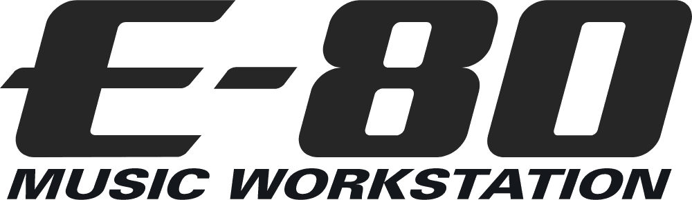 E-80 Music Workstation Logo download