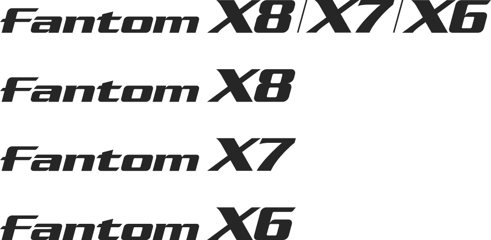 Fantom X8/X7/X6 Logo download