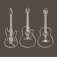 guitar Logo Template download