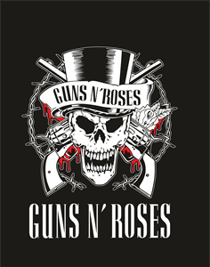 Guns N' Roses - Calavera - Skull Logo download