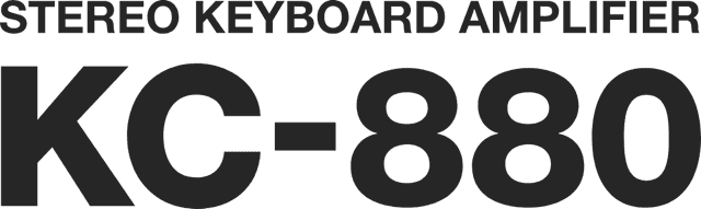 KC-880 Stereo Keyboard Amplifier Logo download