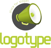 Loud Speaker Communication Logo Template download